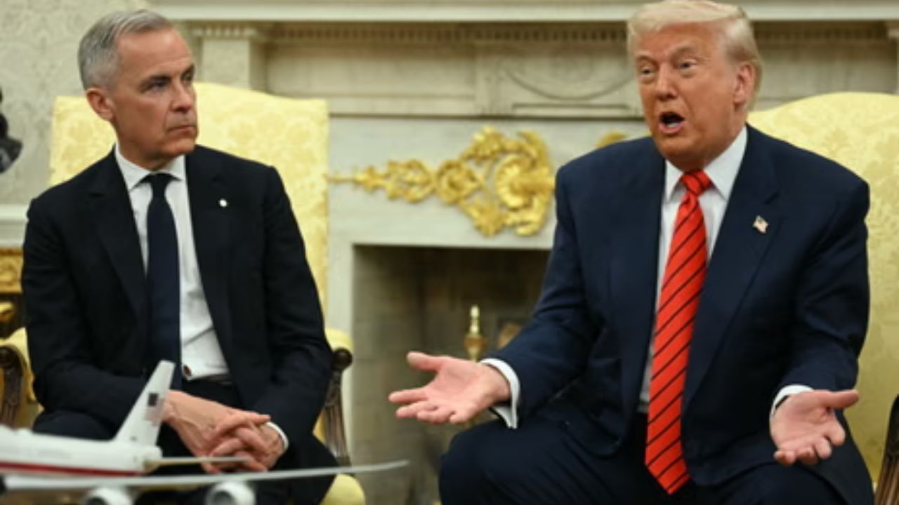 Trump Threatens 100% Tariffs on Canada Over China Ties, Warns PM Mark Carney of Severe Consequences