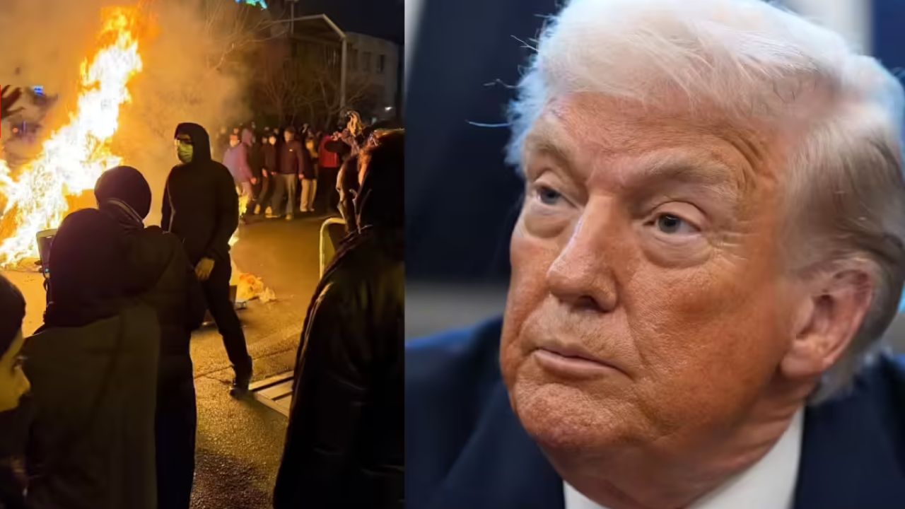 ‘Whole country to get blown up’: Trump responds to Iran’s warning amid unrest; Full story here