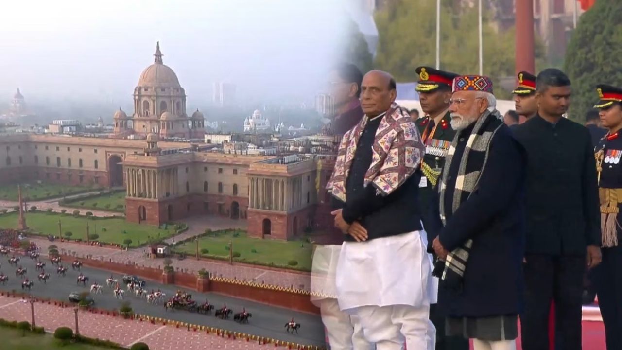 Beating Retreat: President Murmu, PM Modi attend event to mark end of 77th Republic Day celebrations