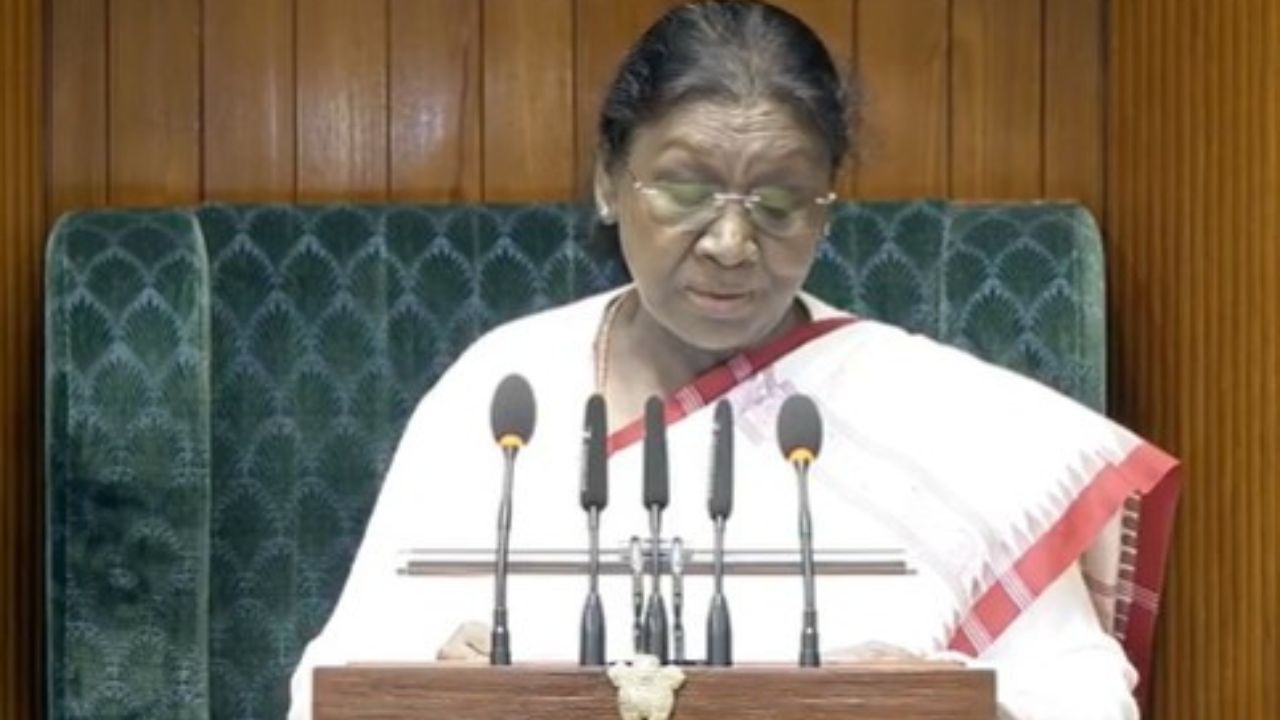 President Murmu addresses parliament, highlights India’s progress and cultural pride