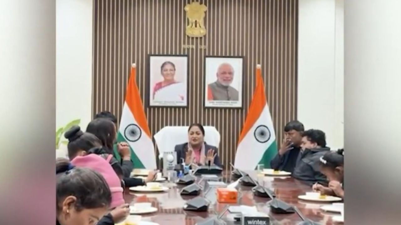 ‘Our Daughters Can Hit Every Boundary’: Delhi CM Rekha Gupta honours World Champion Blind Women’s T20 Team