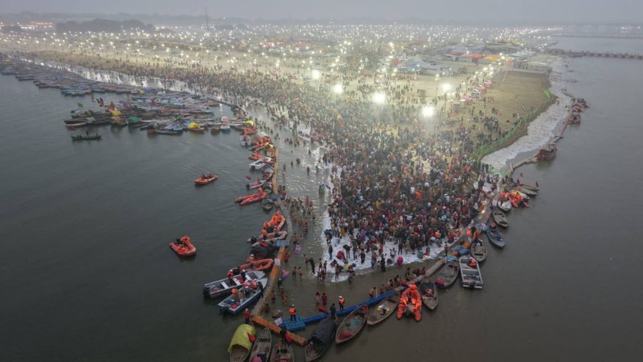 From holy dips to high security; Magh Mela 2026 showcases spiritual grandeur
