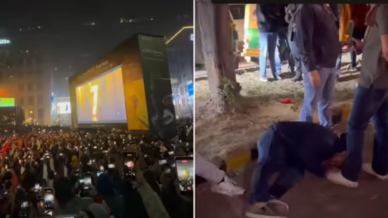 Viral clips show aftermath of Cyber Hub New Year bash; Watch video