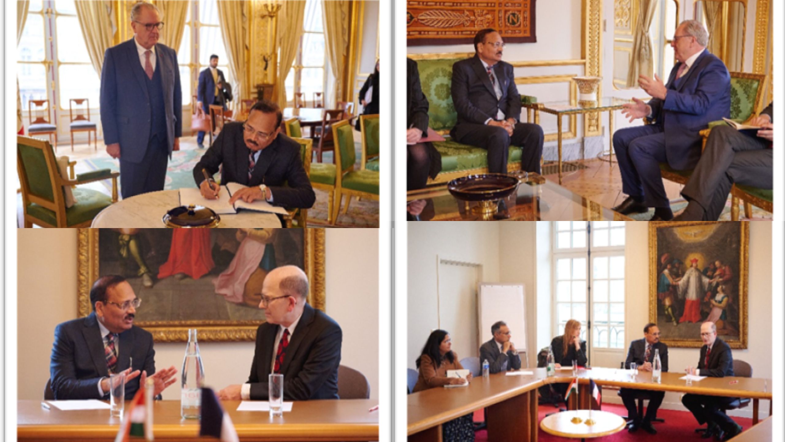 CJI with His Excellency Richard Ferrand and Vincent Vigneau