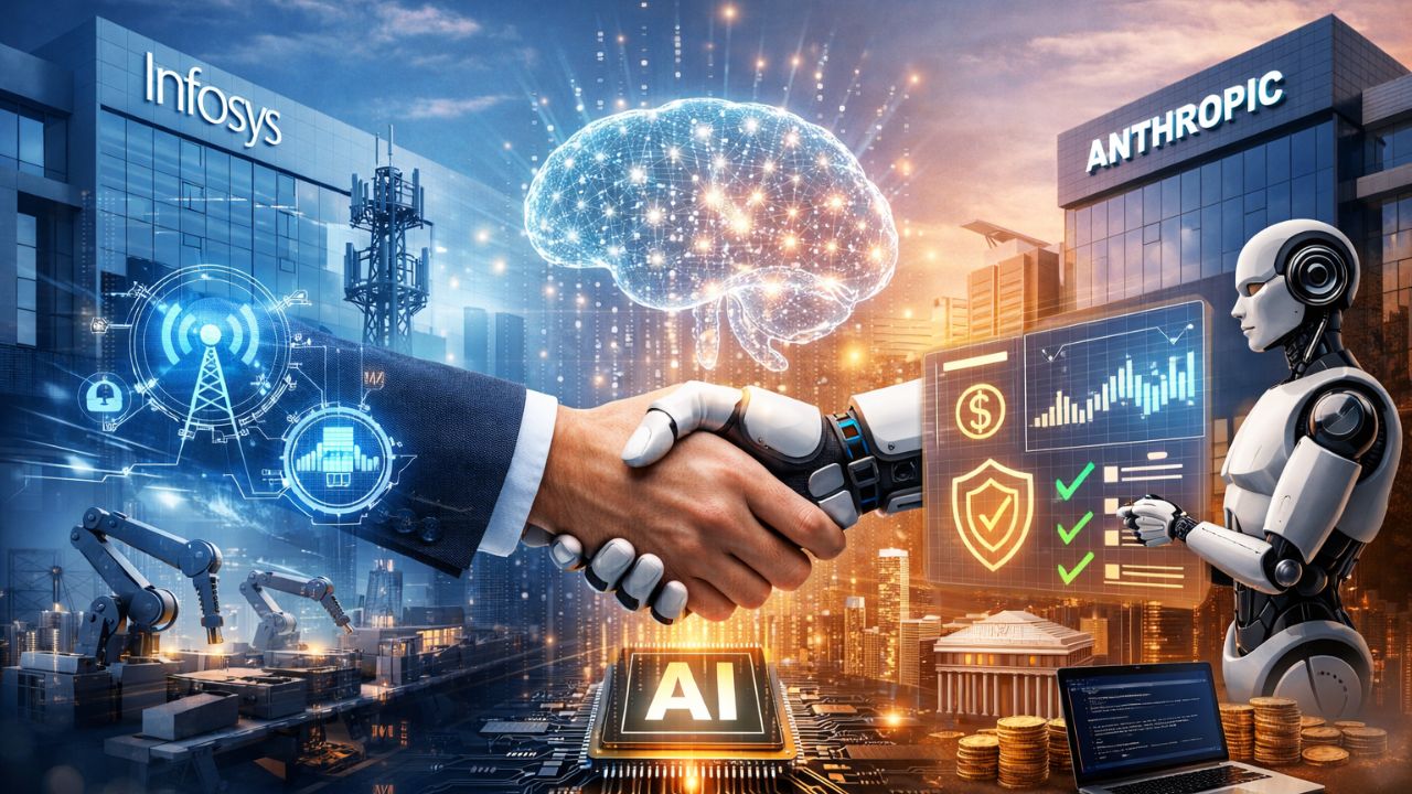 Infosys and Anthropic sign agreement for AI development, expected to transform the telecom industry
