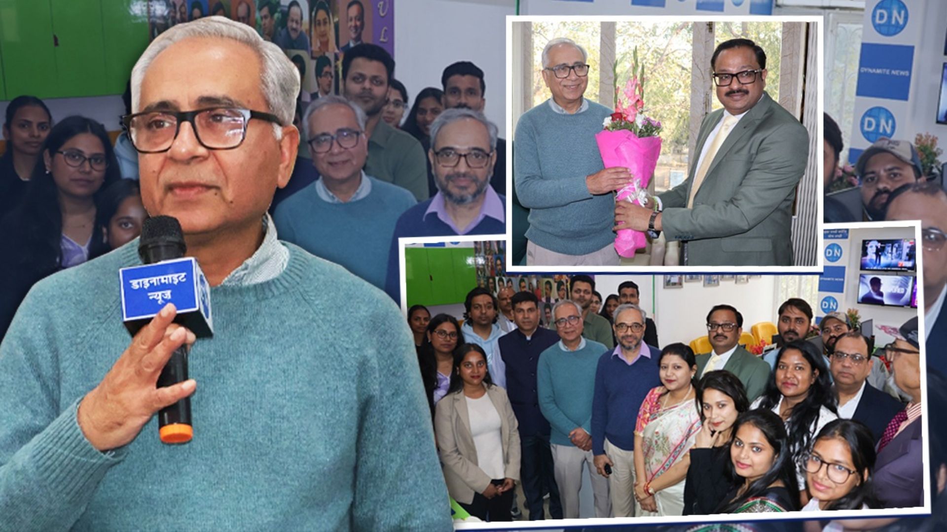 PTI CEO and Editor-in-Chief Vijay Joshi visits Dynamite News office, says institutional credibility is supreme