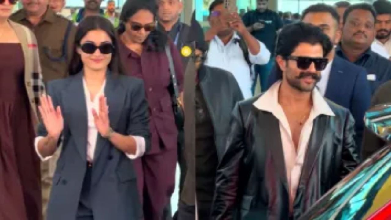 Rashmika Mandanna and Vijay Deverakonda arrive in Udaipur for royal wedding; First photo out