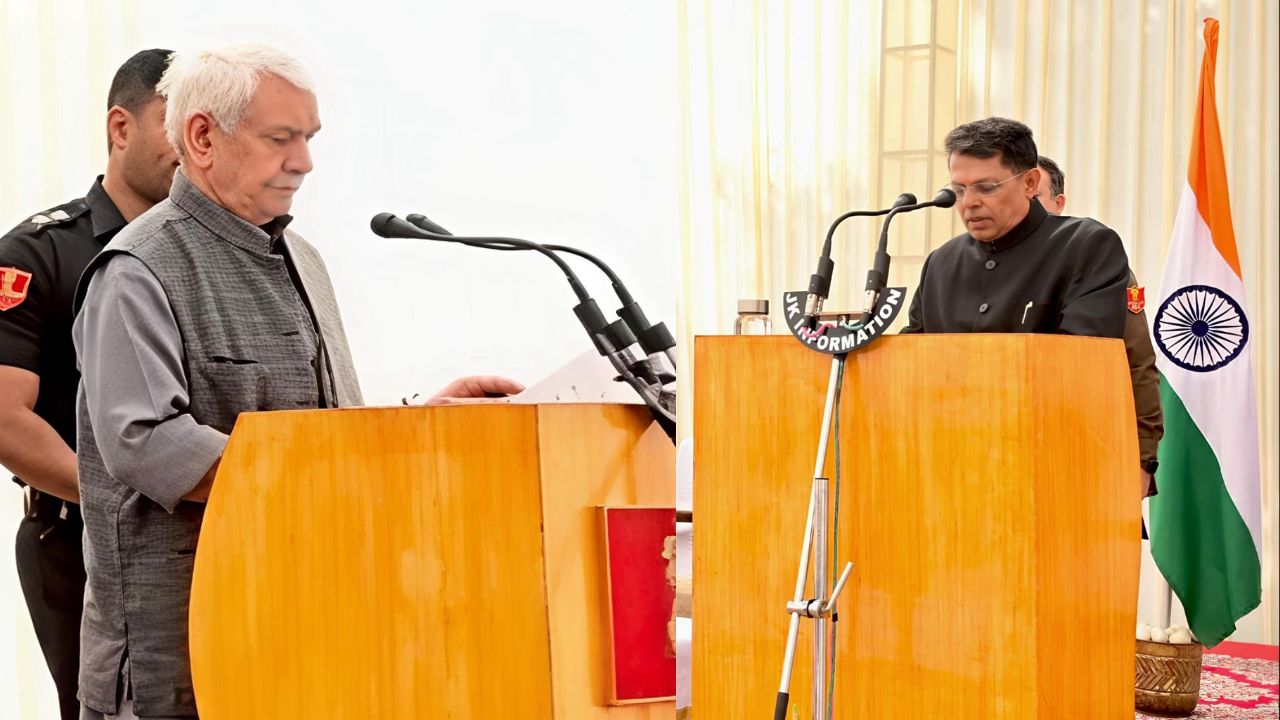 Senior IAS officer Shantmanu sworn in as Jammu and Kashmir State Election Commissioner