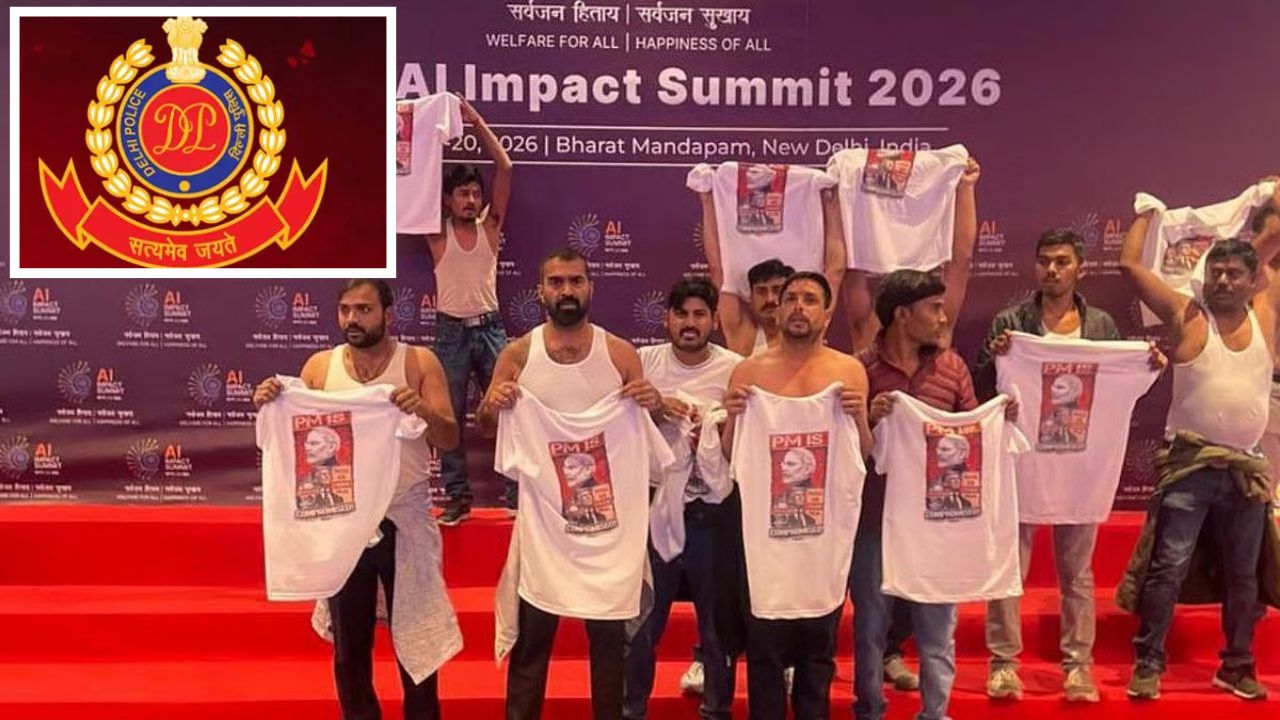 ‘Nepal-like protest, conspiracy’: Delhi Police tells court on Congress youth shirtless protest at AI Impact Summit 2026