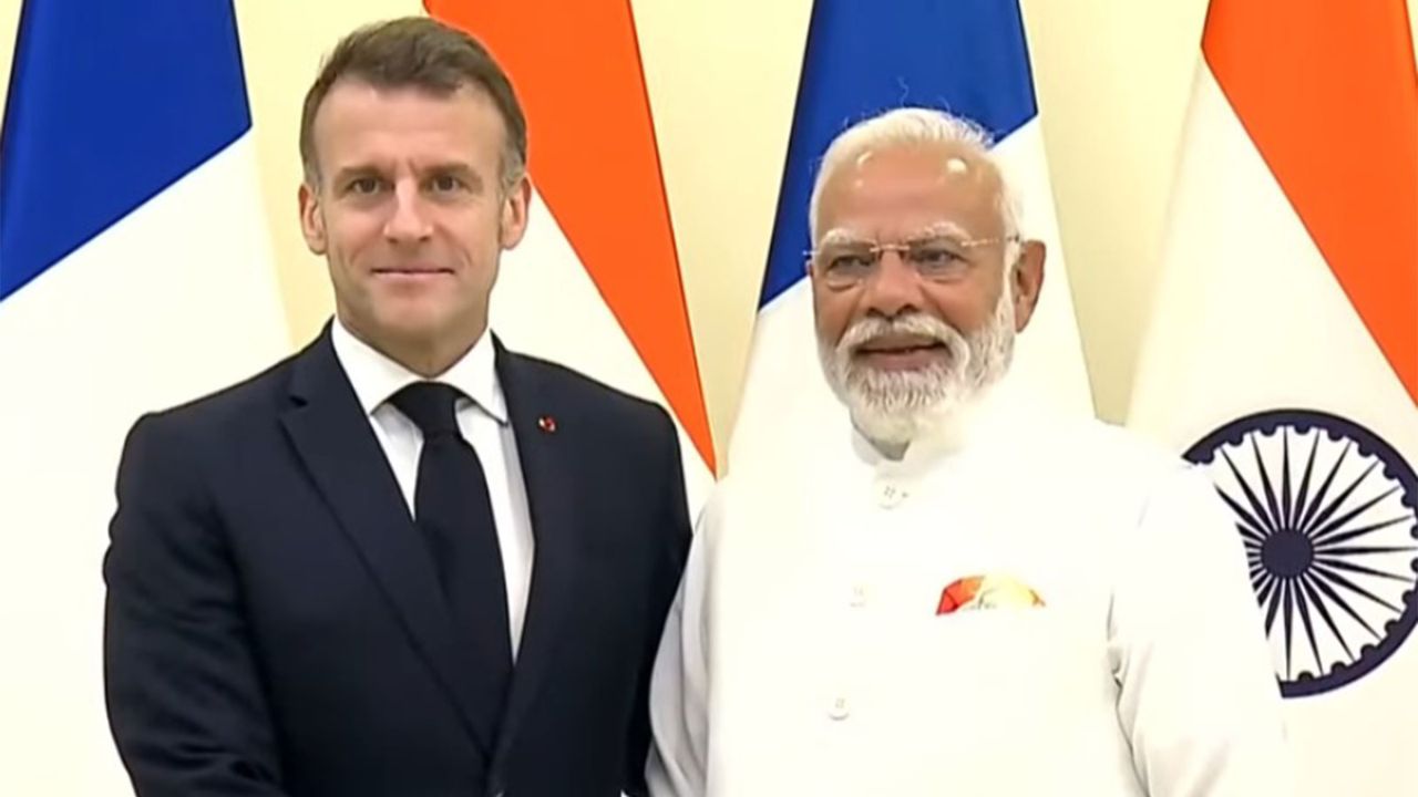 French President Macron meets PM Modi in Mumbai: Trade, defence on bilateral agenda