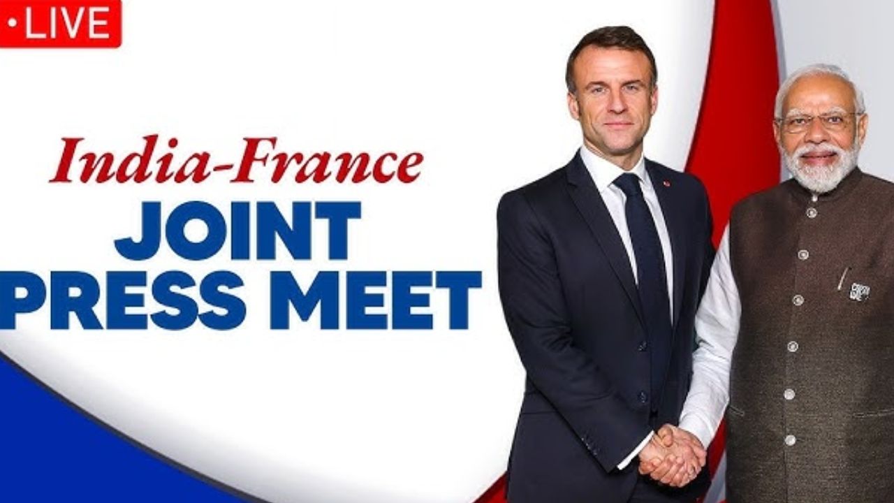 India-France defence ties expanding from Rafale jets to submarines: Macron in joint presser with PM Modi