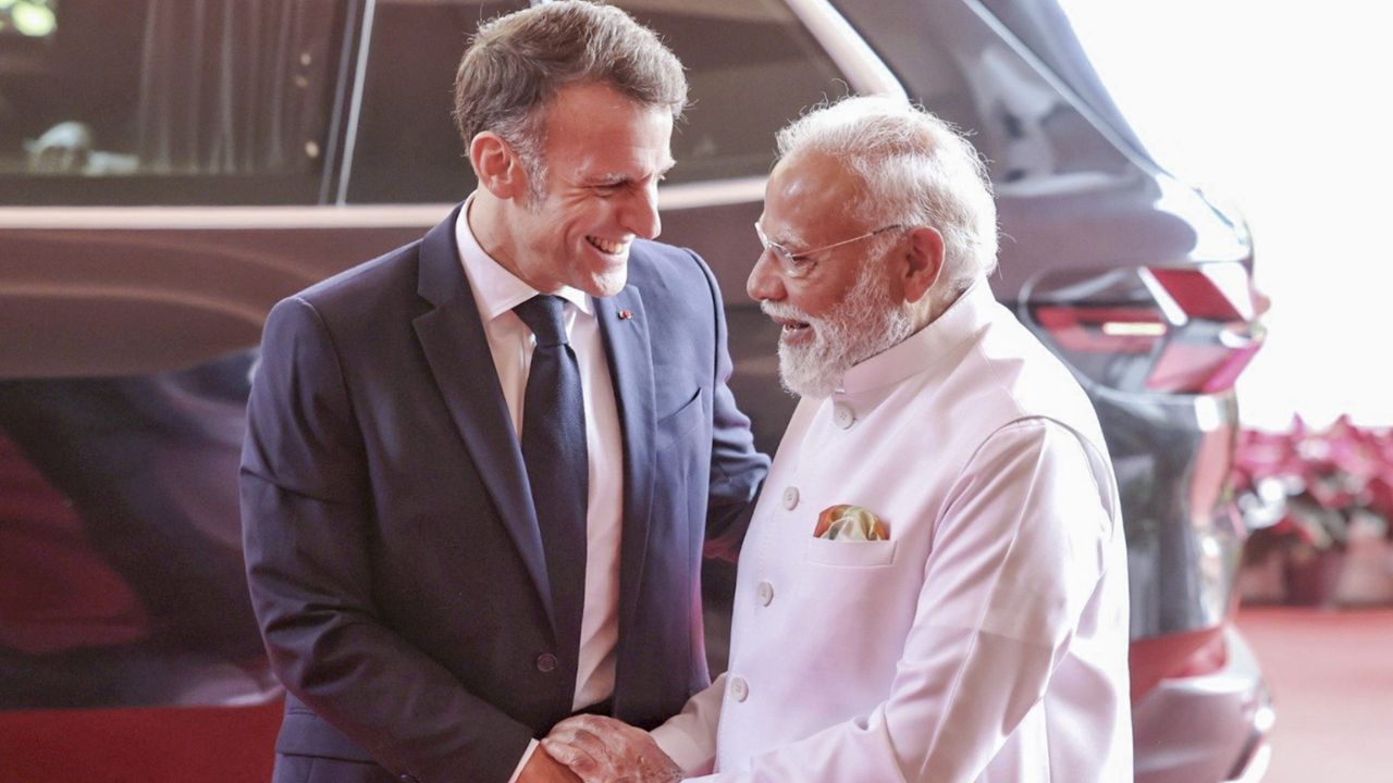 India, France to co-produce jets under ‘Make in India’, expand Rafale deal: French President Emmanuel Macron