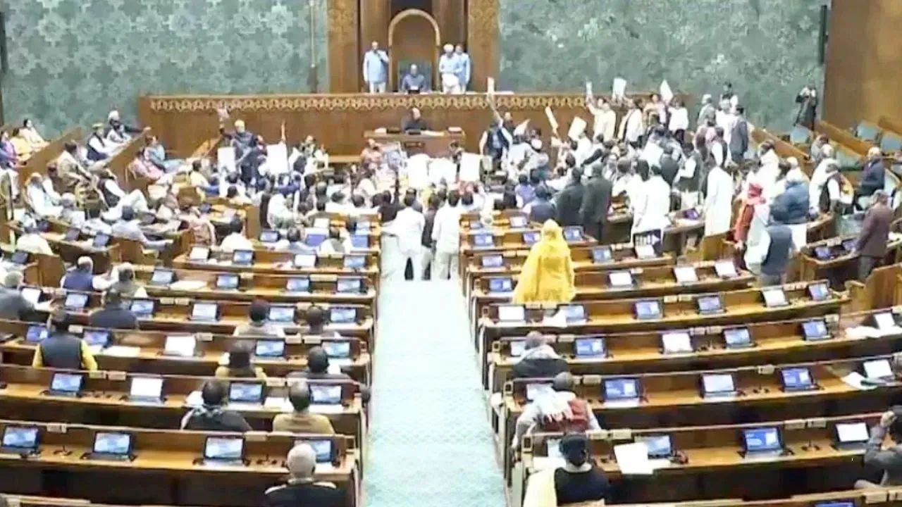 Chaos in Lok Sabha: 8 Congress and left MPs suspended after protest; Accused of disrespecting chair