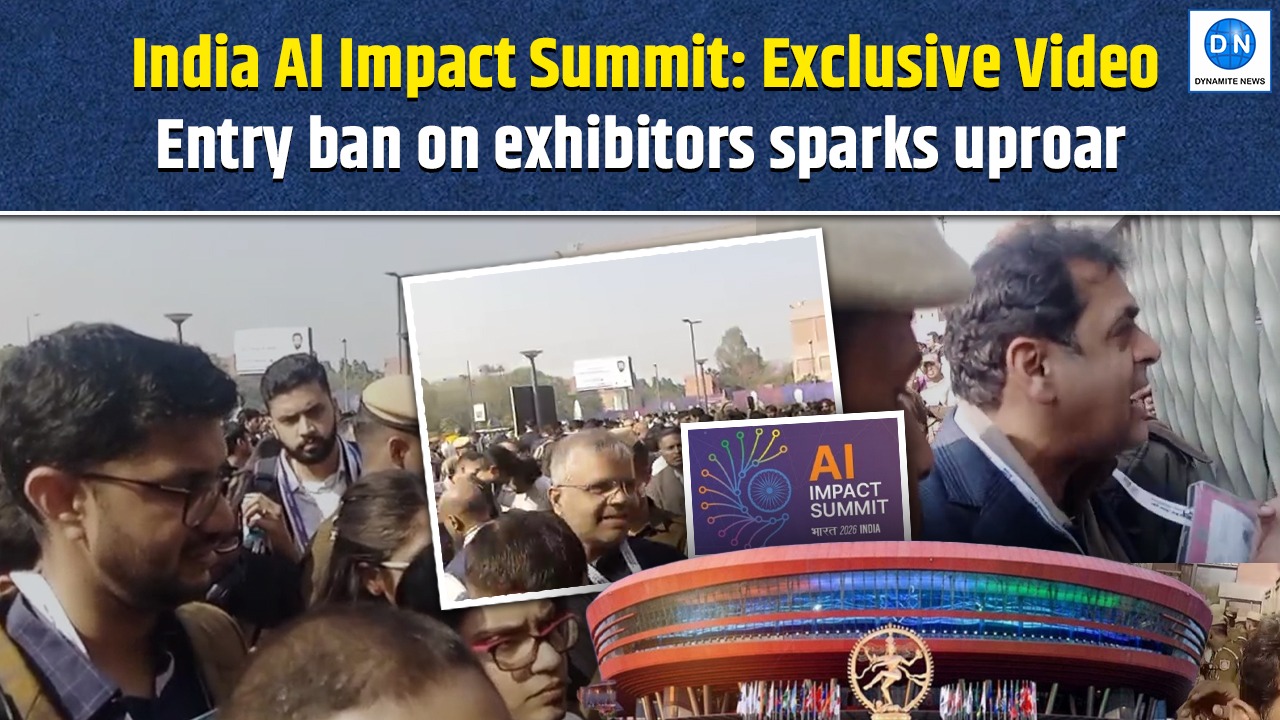 AI Impact Summit 2026: Exhibitors clash over entry at Bharat Mandapam ahead of PM’s address