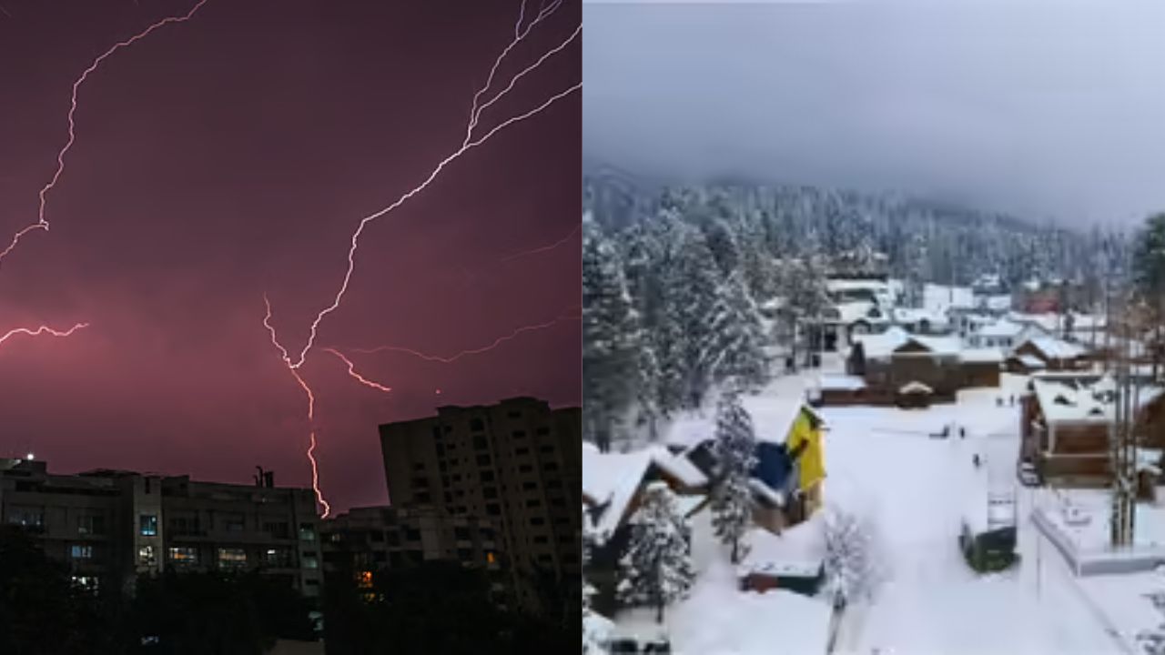 IMD forecasts thunderstorms in plains; Snowfall in Himalayan regions