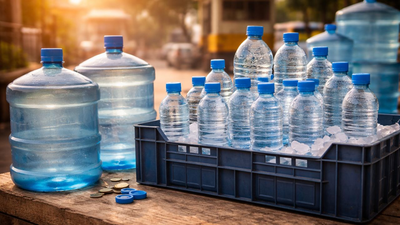 Bottled Water Gets Costlier as Raw Material Prices Spike
