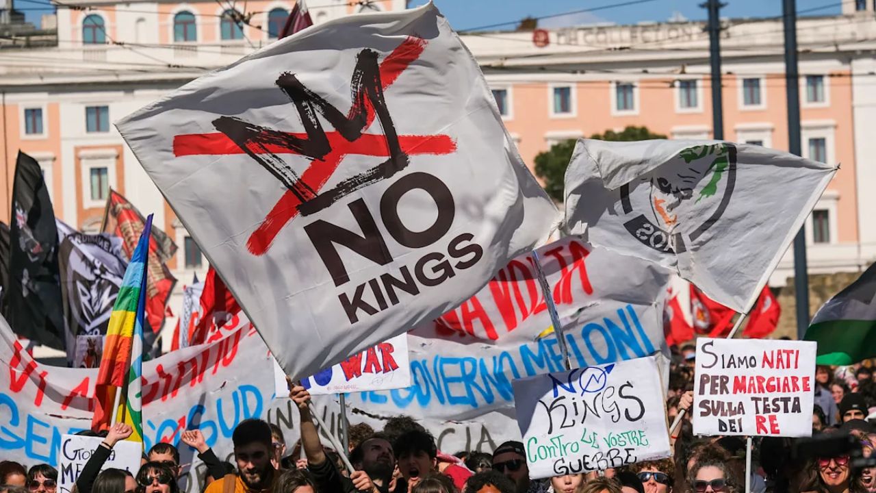 Millions rally in US ‘No Kings’ protests against Trump, inflation and Iran war