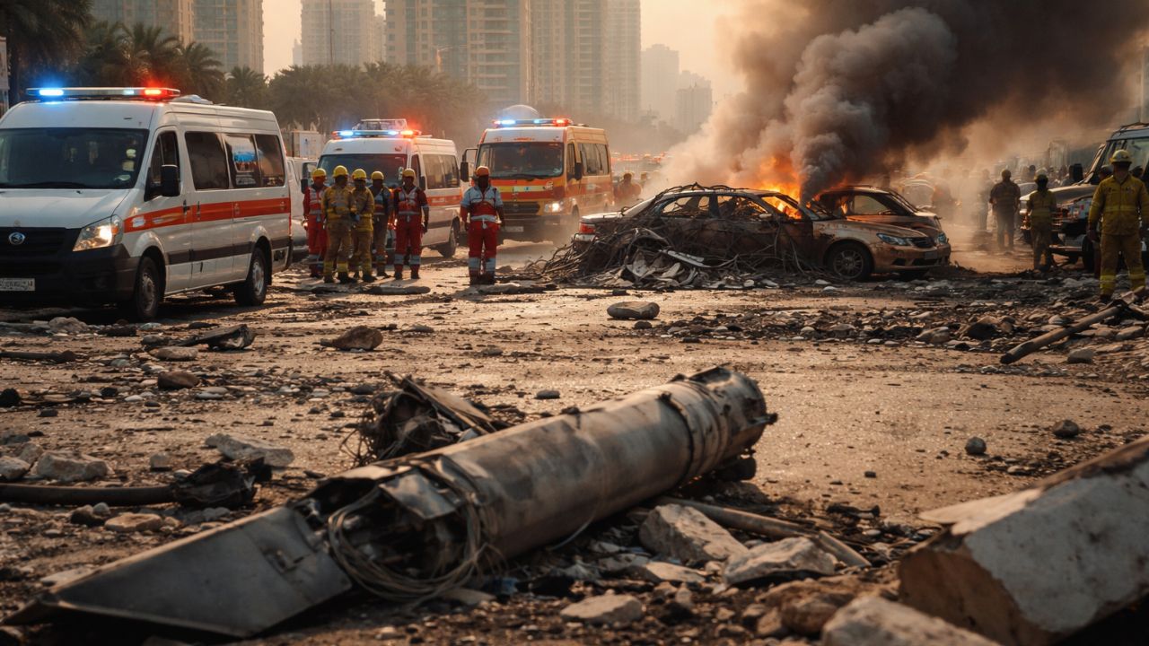2 Dead, Including an Indian, as Missile Debris Falls in Abu Dhabi