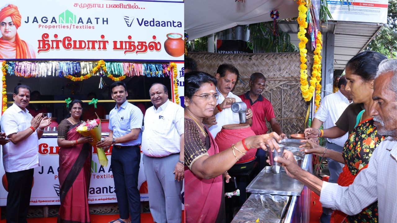 Summer Relief In Coimbatore: Mayor inaugurates buttermilk stall; Aims to quench thirst of over 25,000 people daily