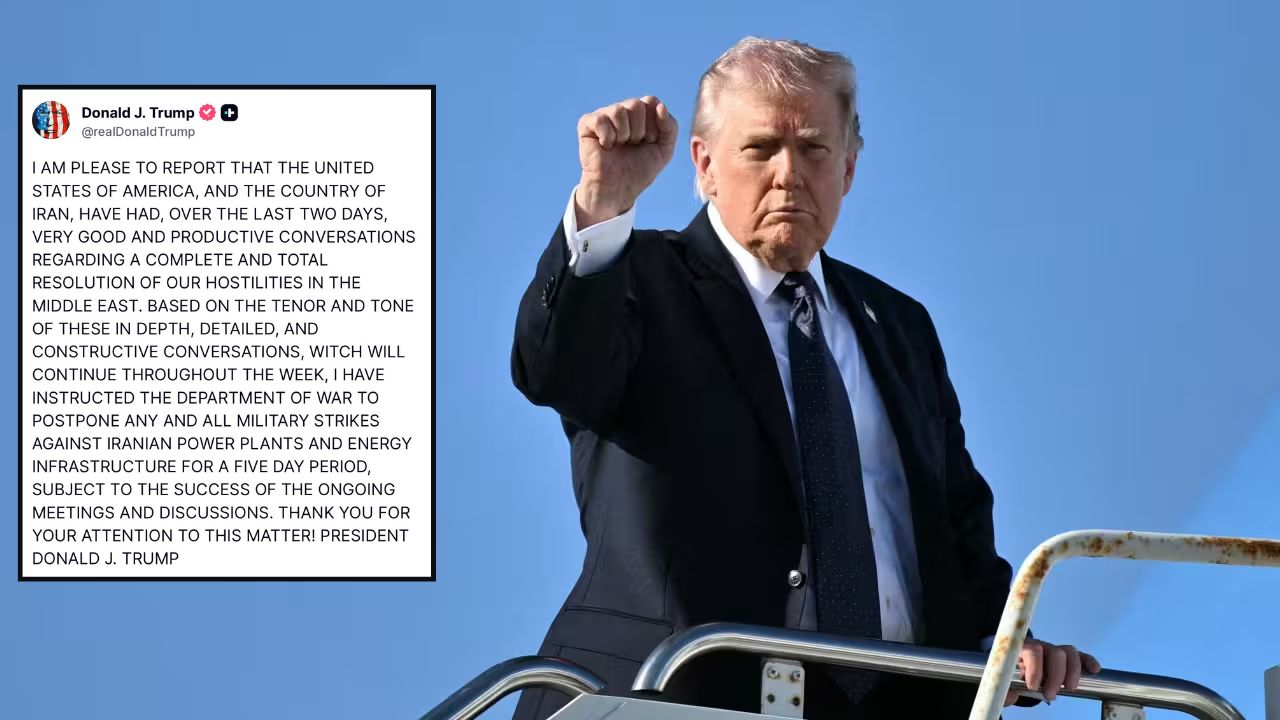 US, Iran holding ‘constructive’ talks to end war; Trump halts energy site attacks for 5 days