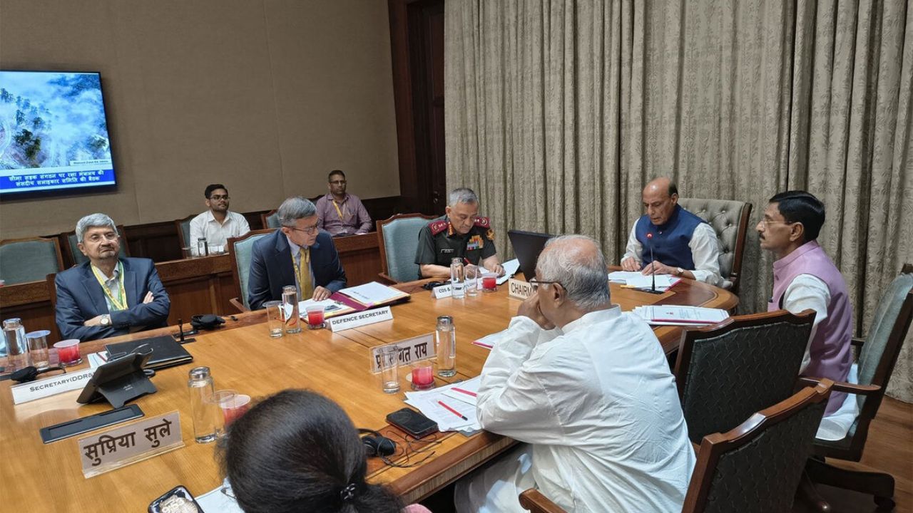 Rajnath Singh Chairs All-Party Meeting On West Asia Crisis In Delhi; Rahul skips, TMC boycotts