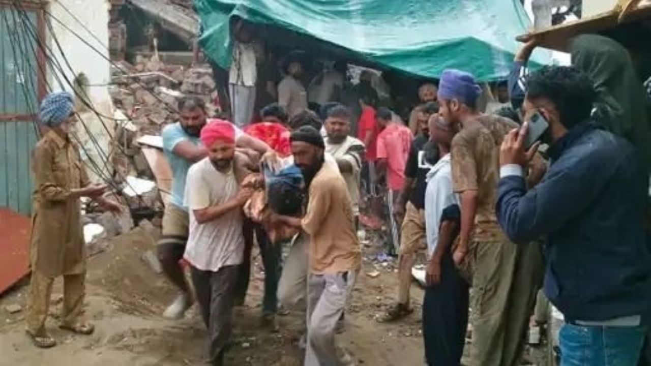 Double storey house collapses in Barnala; 3 killed 1 feared trapped under debris