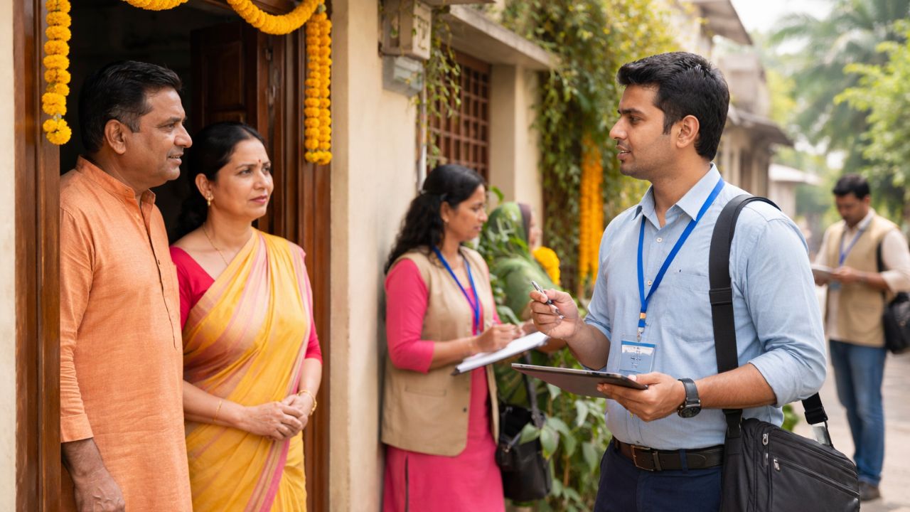 Census 2027 Begins: Door-to-Door Survey with 33 Questions Starts Across 8 States