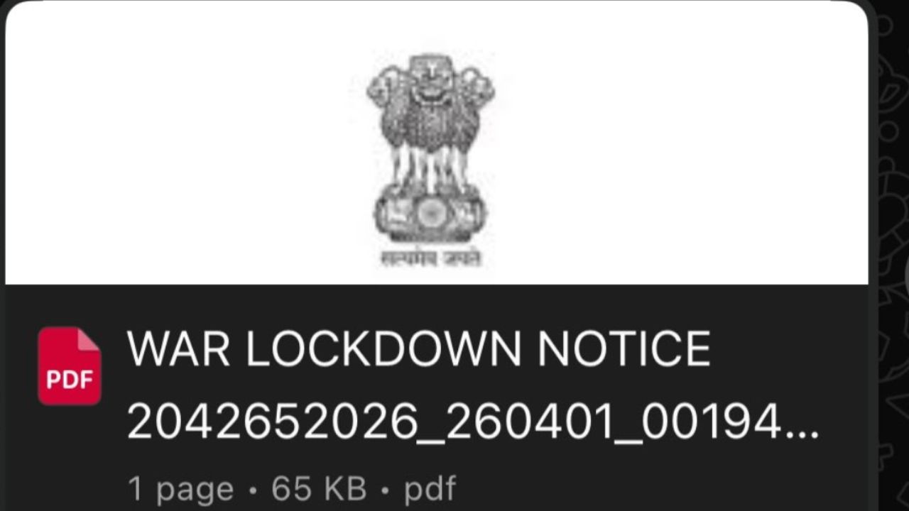 ‘WAR LOCKDOWN NOTICE’: Will the Country Face Another Lockdown, or Is This Just a Fake April Fools’ Prank?
