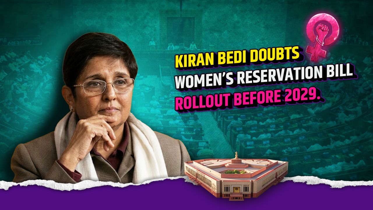 DN Exclusive: “No probability of Women’s quota in parliament before 2029,” says Kiran Bedi