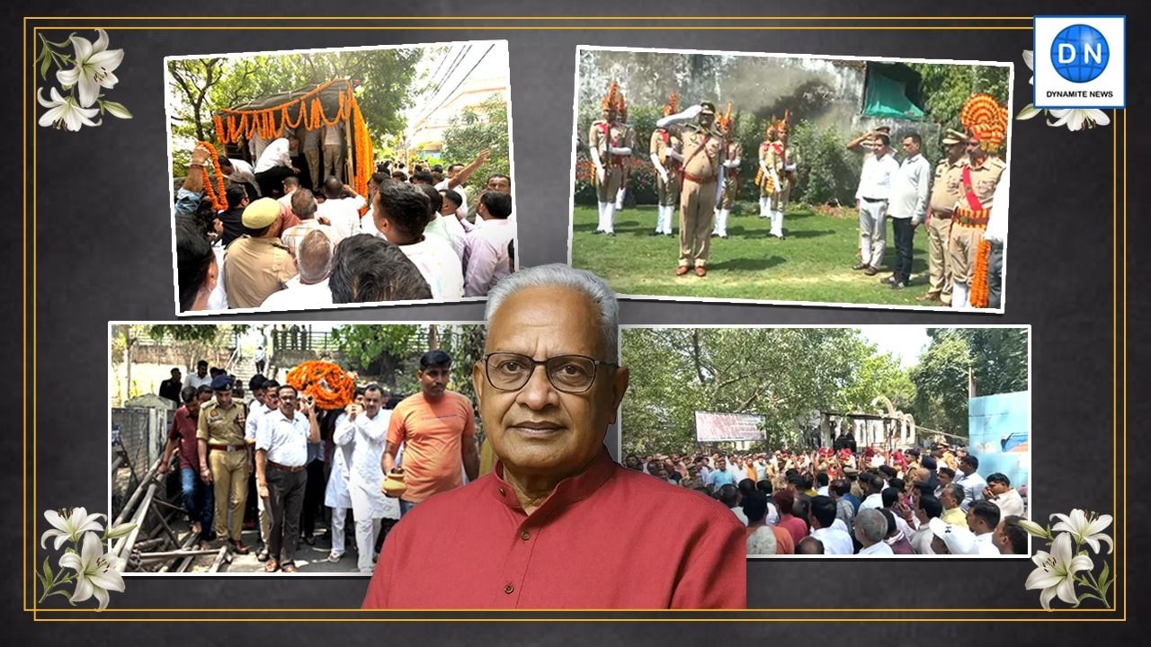 Emotional adieu to Ram Yash Singh; Leaders, Officials, and Journalists Attend his funeralbers