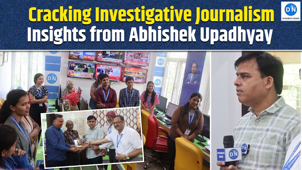 ‘Read Newspapers To Succeed’: Abhishek Upadhyay to young journalists at Dynamite News
