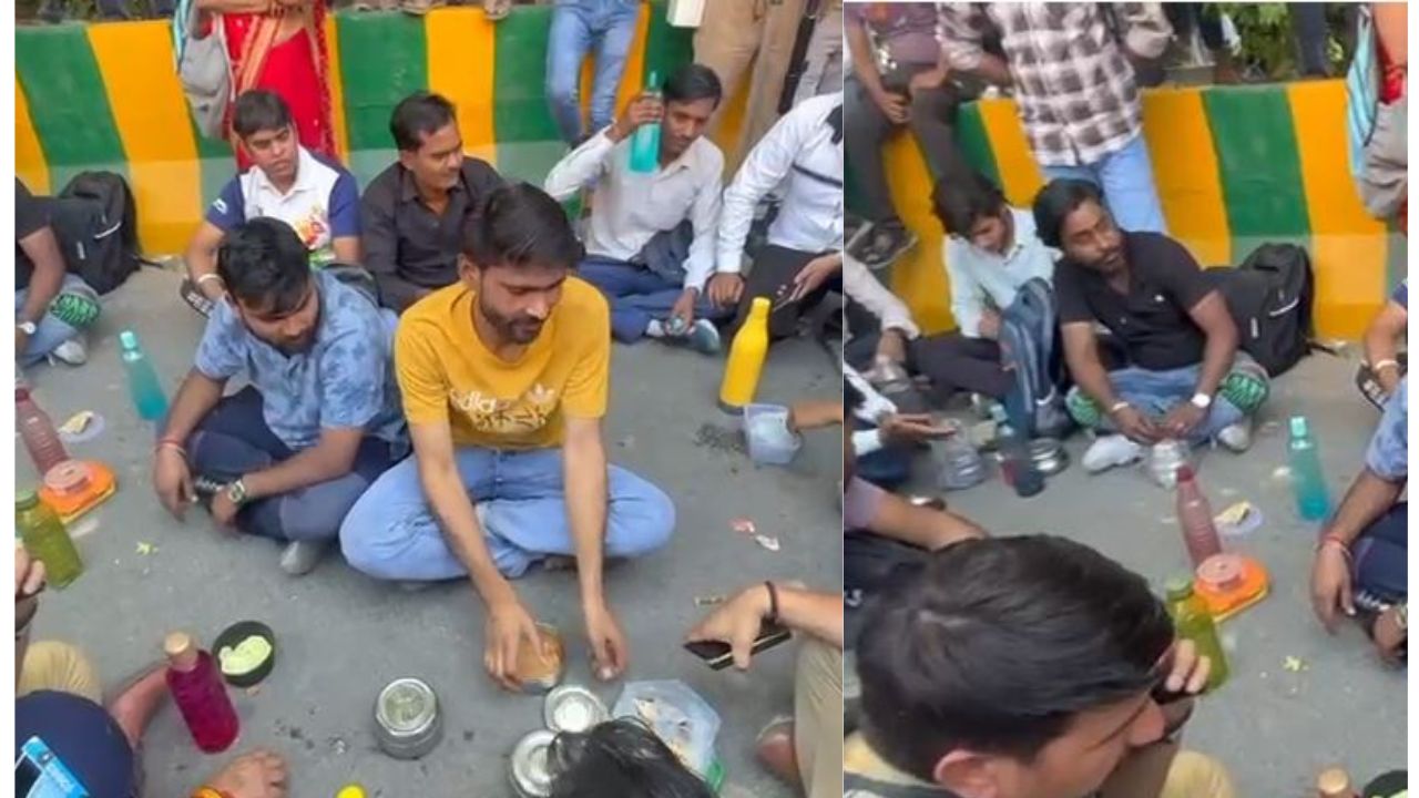 Noida protest enters third day; Workers forced to eat on roads amid ongoing demonstration