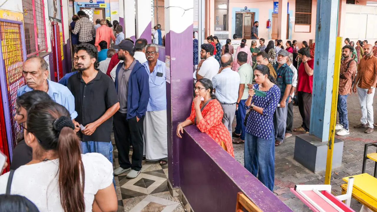 Voter turnout surges across Kerala, Assam and Puducherry by 11 AM; Assam leads early