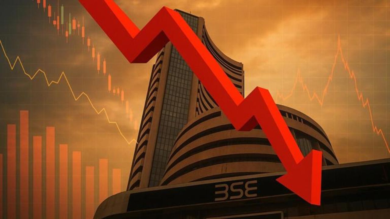 Sensex slumps over 700 points at open, Nifty falls below 22,750; Rupee gains slightly