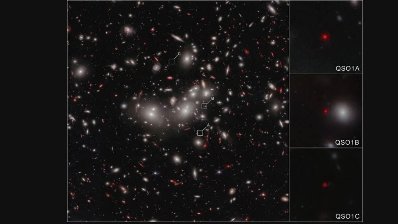 Scientists shocked as James Webb finds oversized mysterious ancient black hole in early universe