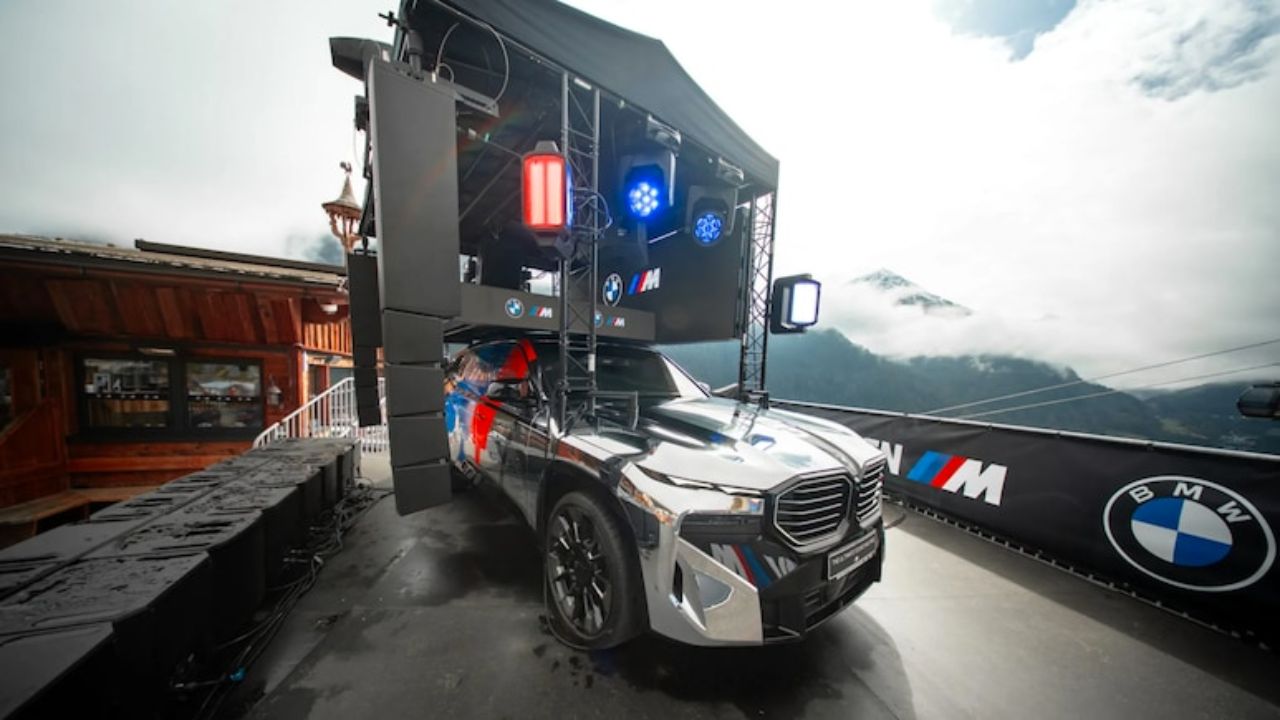 BMW’s craziest SUV yet? XM soundmachine comes with rooftop DJ stage and massive speakers
