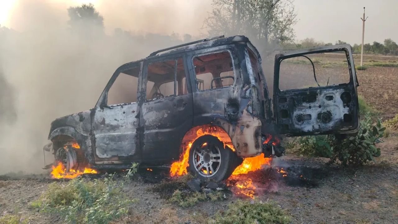 Ajmer Road Horror: How did a moving car suddenly ignite and kill 4 people in Ajmer district?