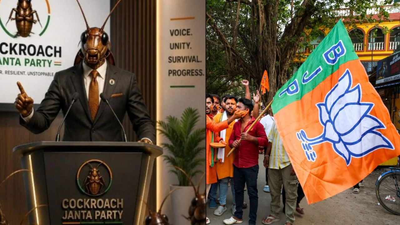 Only 9% Followers From India: BJP targets viral ‘Cockroach Janta Party’, alleges major support from Pakistan