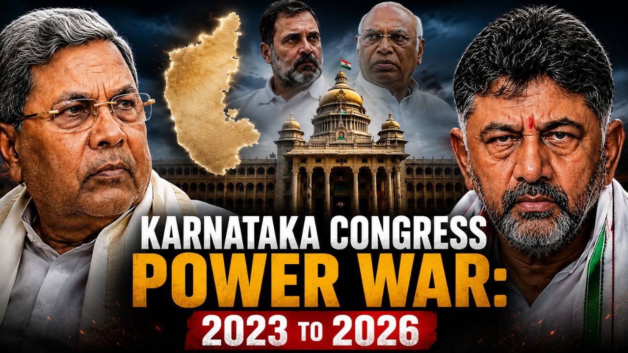 Karnataka: Cong power war from 2023 to 2026 between CM Siddaramaiah, Dy CM Shivakumar