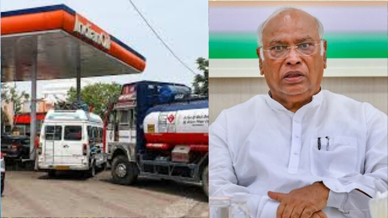 Kharge slams centre over fuel price hikes; Petrol near Rs 100 mark amid back-to-back increases