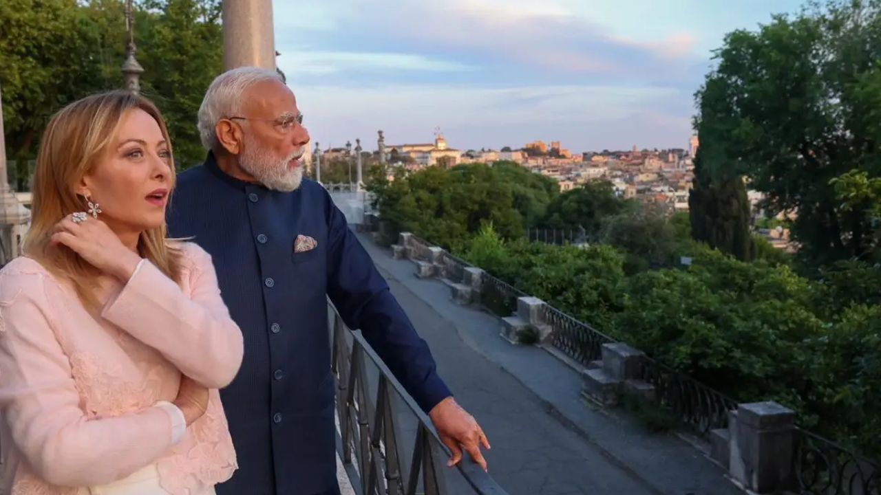 PM Modi’s surprise gift for Giorgia Meloni with ‘Melodi’ twist; Watch video