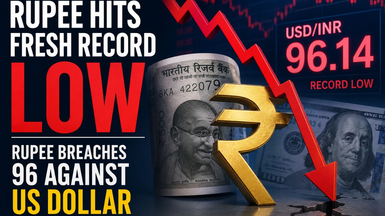 Rupee Hits Fresh Record Low: Why the Indian currency breached 96 against US dollar? Explained