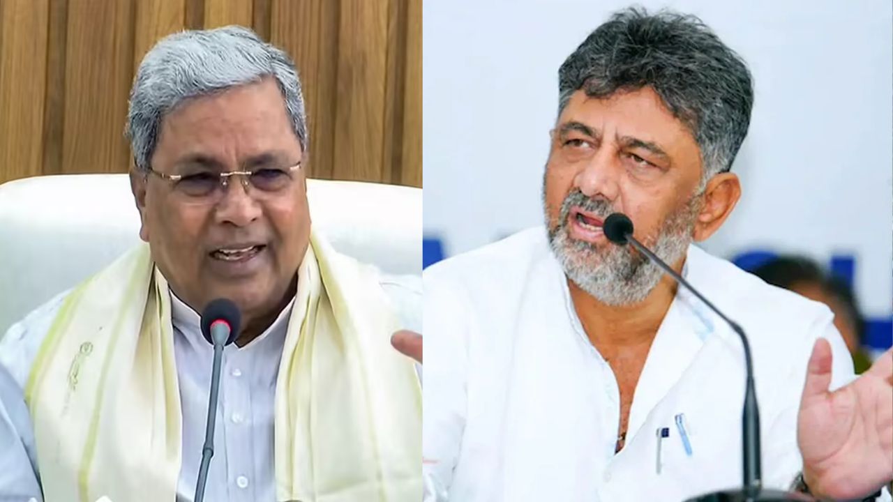 Karnataka CM Tussle: Siddaramaiah & DK Shivakumar hold key meet  with Cong top brass in Delhi