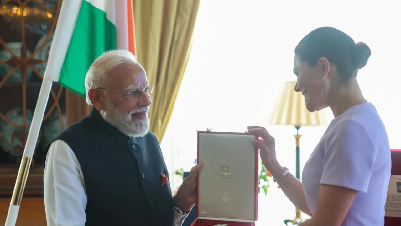 PM Modi conferred with Sweden’s Royal Order of Polar Star; 31st global honour for him