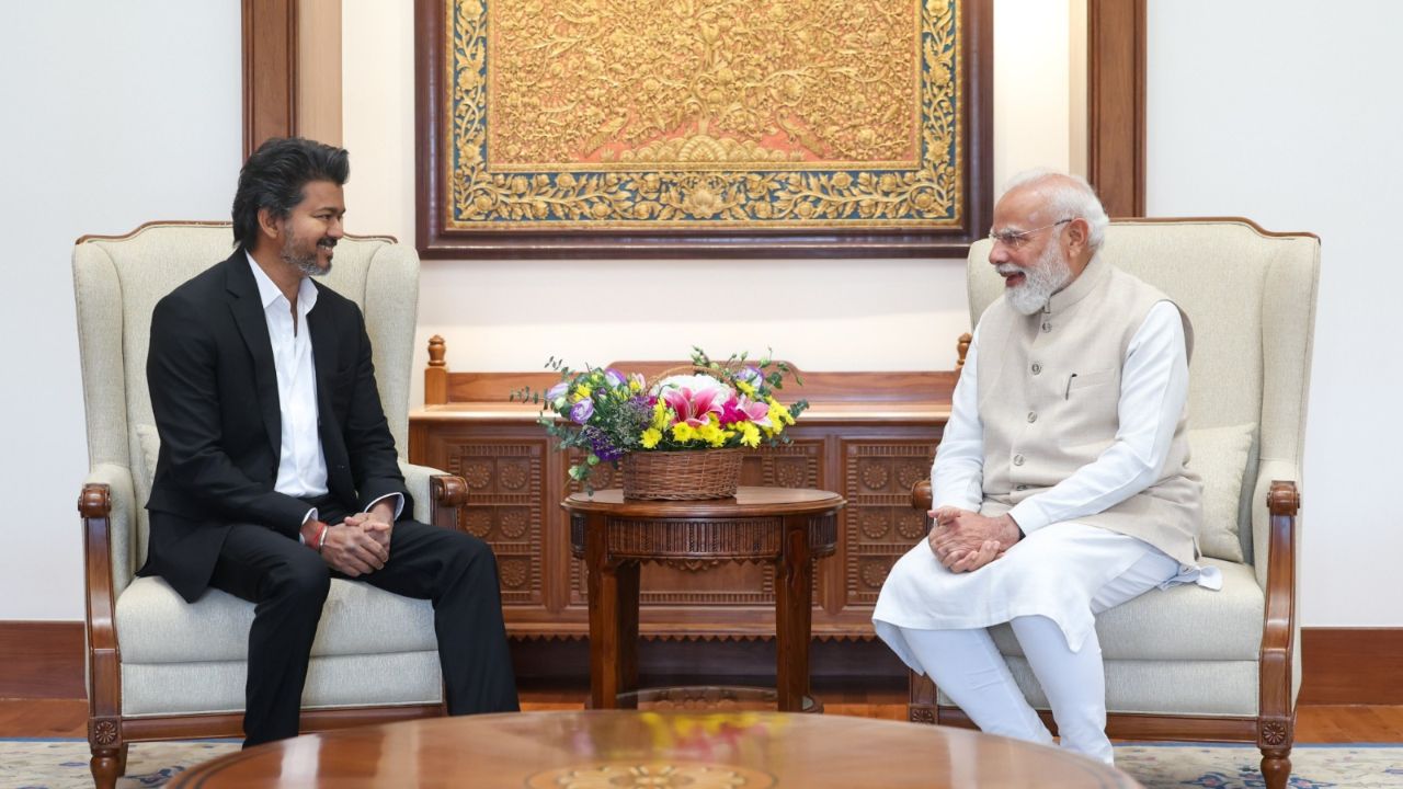 CM Vijay meets PM Modi in Delhi, raises Mekedatu dispute and Tamil Nadu funding demands