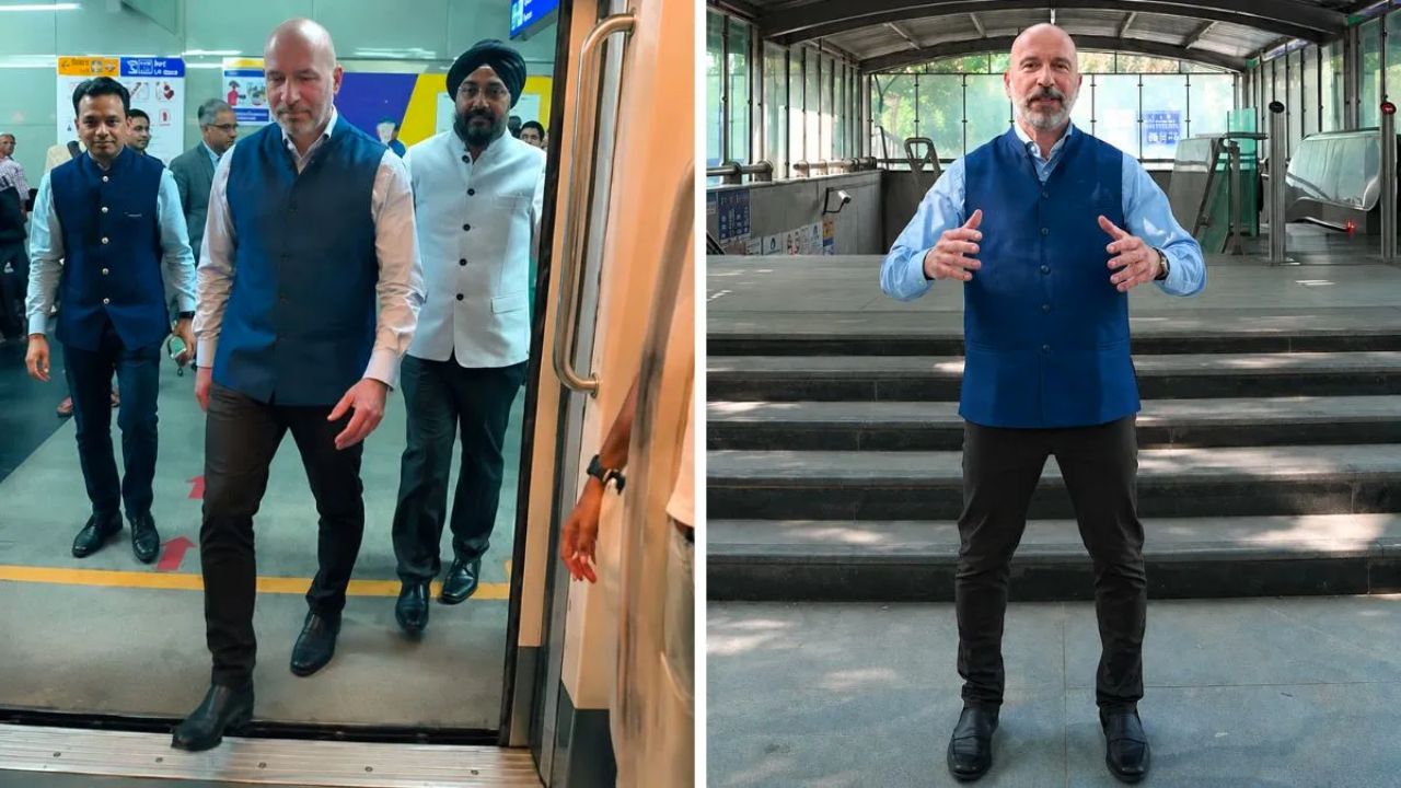 Uber CEO Takes Delhi Metro? Dara Khosrowshahi Spotted Among Commuters, Video Goes Viral
