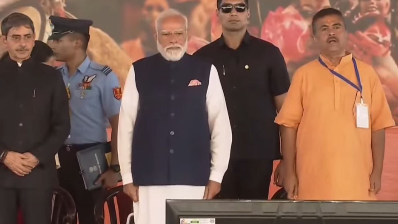 Suvendu Adhikari Takes Oath As Bengal First BJP Chief Minister Shortly