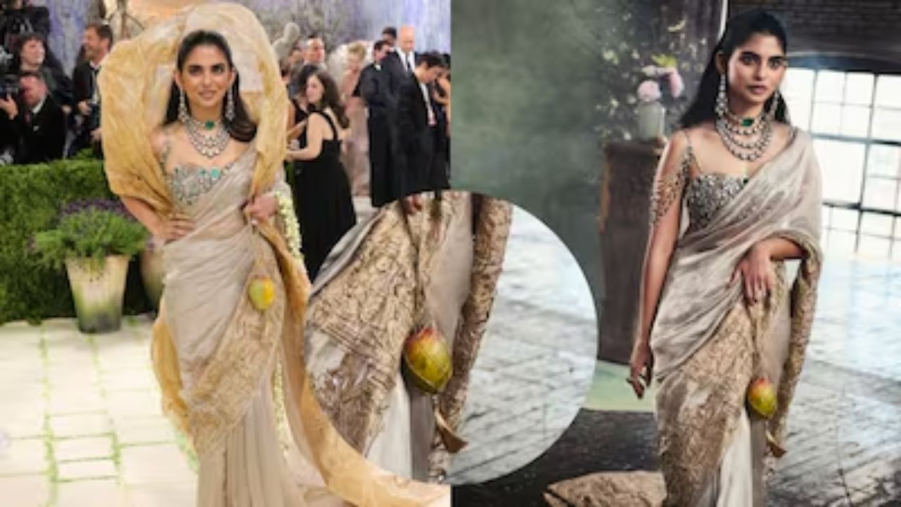 What’s Behind Isha Ambani’s Viral Mango at the Met Gala?