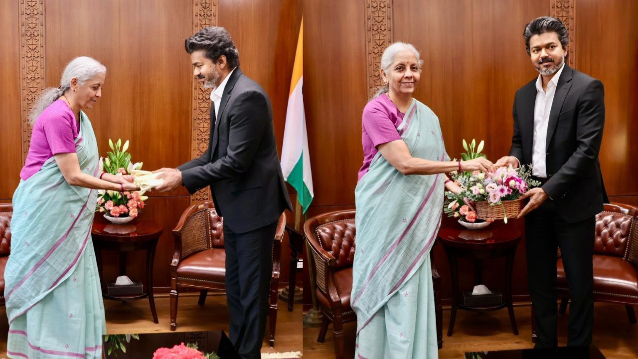 TN CM Vijay meets FM Nirmala Sitharaman in Delhi; First official visit after assuming office