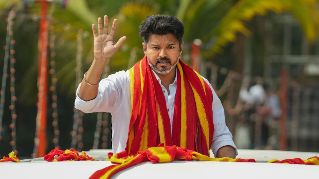 Vijay Returns Empty-Handed from Raj Bhavan Again; Party Workers Protest Alleging Governor Bias Towards BJP